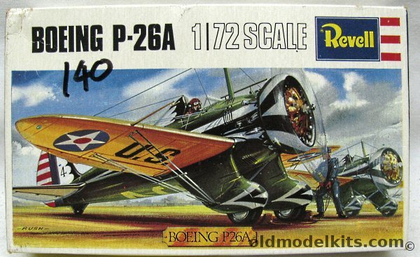 Revell 1/72 Boeing P-26A - Great Britain Issue, H656 plastic model kit